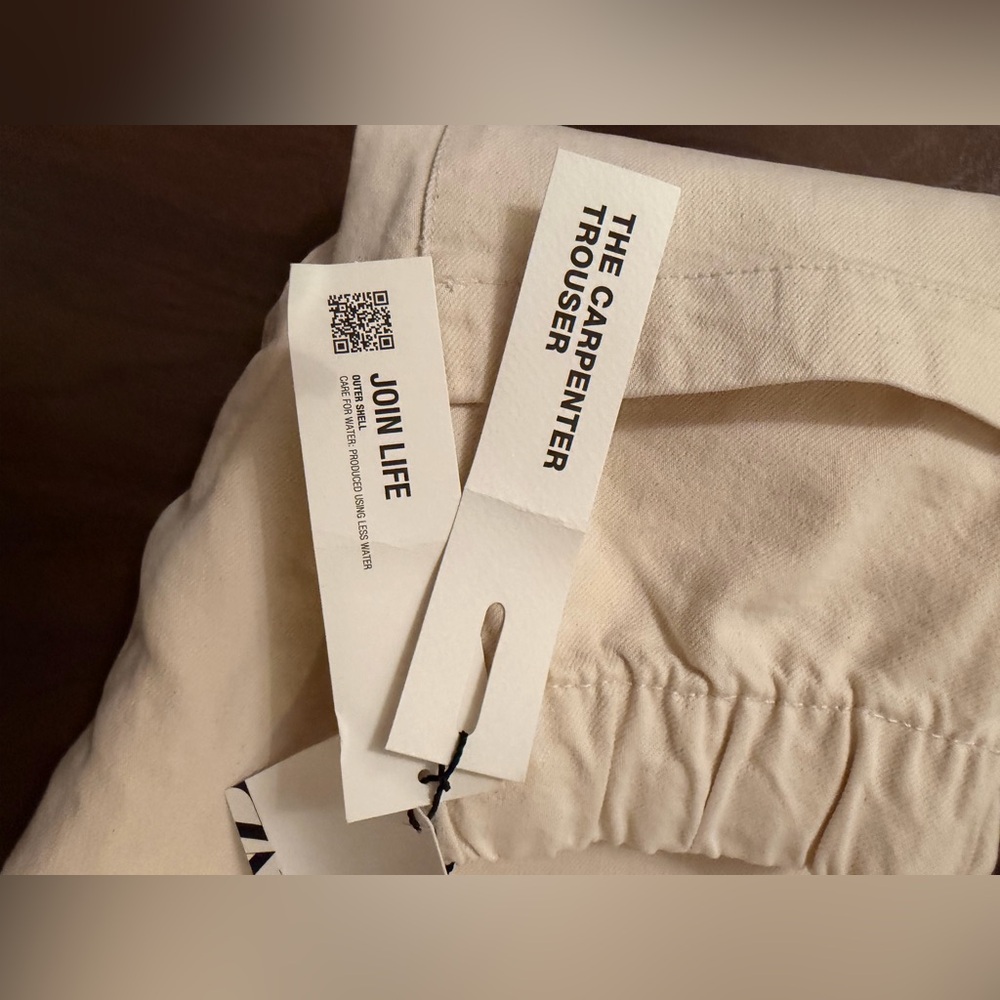 Zara Cream Carpenter Trousers